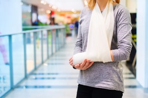 Injured at mall