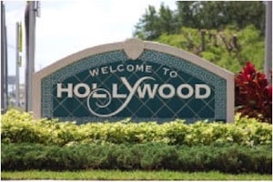 Welcome to Hollywood, FL Sign